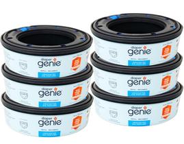 Refis Diaper Genie II pacote com 6 unidades sem perfume Refis Diaper Genie II pacote com 6 unidades sem perfume