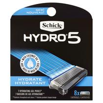 Refis para Barbeador Schick Hydro 5 Sense Hydrate - 8 Unidades