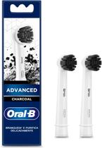 Refis para Escova Elétrica Oral-B Advanced Charcoal 2 Unidades, Cor: Preto