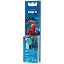 Refis Para Escova Elétrica Oral-B Spiderman, Azul, 2 Contagem (Pacote de 1)
