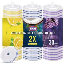 Refis para escova sanitária HHXI 30 un. Aromáticos com almofadas de dupla camada Refis para escova sanitária HHXI 30 un. Aromáticos com almofadas de dupla camada