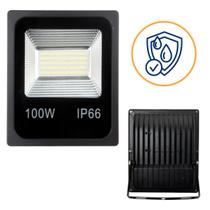 Refletor 100w Holofote Bivolt IP66 Resistente Chuva e Poeira Jardim, Garagem e Galpão Refletor 100w Holofote Bivolt IP66 Resistente Chuva e Poeira Jardim, Garagem e Galpão