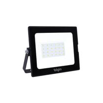 Refletor 100w Slim Led Bivolt Luz Resistente Externo Prova d'água 6500k Branco Frio Elgin