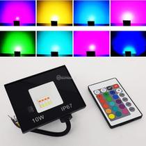 Refletor 10w Rgb 12 Leds Iluminação Holofote Alta Qualidade 61351