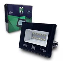 Refletor 20W LED SMD Holofote Bivolt Slim IP66 Luz Branca