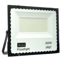 Refletor 300W LED SMD Slim Mini Holofote Branco Frio IP67 Bivolt Refletor 300W LED SMD Slim Mini Holofote Branco Frio IP67 Bivolt