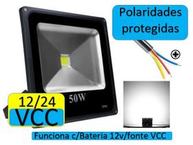 Refletor 50w 12v 24v Uso Solar /auto Veicular