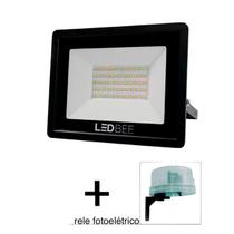 Refletor 50w LED Relé Fotoelétrico A prova d'agua