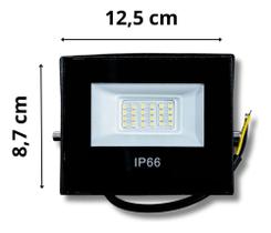 Refletor 50w Preto TechLUZ Luz Fria 6500k Luz Branca-frio 127/220v Refletor 50w Preto TechLUZ Luz Fria 6500k Luz Branca-frio 127/220v