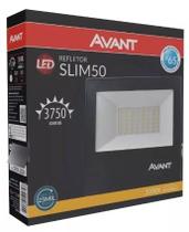 Refletor Avant Led Slim 50W IP65 Uso Externo Bivolt