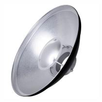 Refletor Beauty Dish Prata 40 Cm Para Flash Dedicado + Tripé