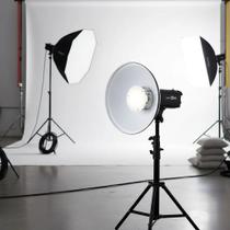 Refletor Beauty Dish Tecido Difusor colmeia 550mm Bowens