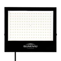 Refletor Blumenau De Led Slim 150w Preto Bivolt 3000k Quente Refletor Blumenau De Led Slim 150w Preto Bivolt 3000k Quente