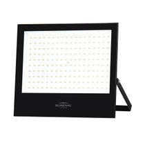 Refletor Blumenau de Led Slim 200W 3000K Preto Bivolt Refletor Blumenau de Led Slim 200W 3000K Preto Bivolt