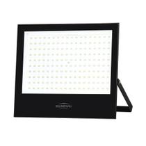 Refletor Blumenau De Led Slim 200w 3000k Preto Bivolt Refletor Blumenau De Led Slim 200w 3000k Preto Bivolt