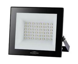Refletor Blumenau LED Play 100W Preto IP65 Uso Externo Bivolt