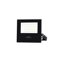 Refletor Blumenau Led Play 30W Preto Bivolt Refletor Blumenau Led Play 30W Preto Bivolt