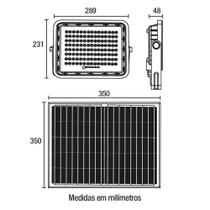 Refletor Blumenau LED Tech Solar 100W 6.500K