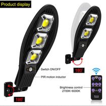 Refletor C/ Painel Solar, 500w E Sensor De Movimento