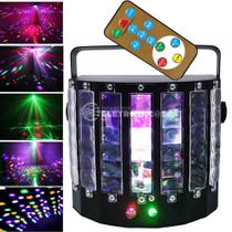 Refletor Canhão de Luz RGBW Iluminação Para Dj Palco de Luz Borboleta Colorida - 194881