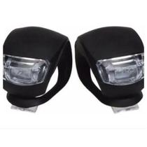 Refletor D/T, 2 leds c/ silicone preto Refletor D/T, 2 leds c/ silicone preto