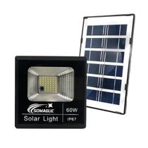 Refletor De 50w Holofote Luminária Led Solar Economia Luz
