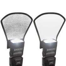 Refletor de difusor de flash, pacote com 2 unidades, TOAZOE, branco/prateado para Canon Nikon Sony Fuji Refletor de difusor de flash, pacote com 2 unidades, TOAZOE, branco/prateado para Canon Nikon Sony Fuji