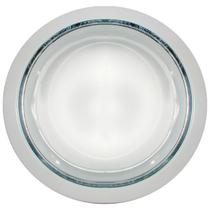 Refletor De Embutir 19cm Com Vidro Fosco E-27 2 Lamp. Max 60w Branco