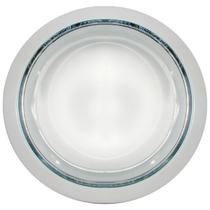 Refletor De Embutir 19cm Com Vidro Fosco E-27 2 Lamp. Max 60w Branco