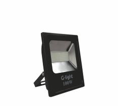 Refletor de LED 100w 6.5k Preto Ip65 Glight 200.58.0196