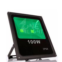 Refletor De Led 100W Verde Bivolt - Aatop