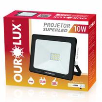 Refletor de Led 10W 6.5K - OuroLux - Ourolux