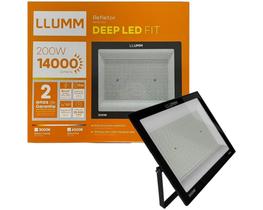 Refletor De Led 200w 6500k Branco Frio Deep Led Fit IP66 Llum Bronzearte - LLUM Bronzearte