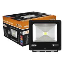 Refletor de Led 20w Bivolt Preto - Foxlux