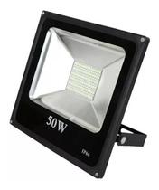 Refletor De Led 50w SMD Bivolt Branco-frio 6500k Foxlux Refletor De Led 50w SMD Bivolt Branco-frio 6500k Foxlux