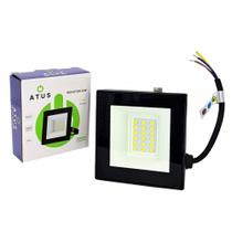 Refletor De Led Atus 30W. 6000K. 2400Lm Ip65 Preto Bivolt - 0420