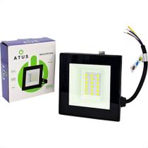 Refletor De Led Atus 30W. 6000K. 2400Lm Ip65 Preto Bivolt - 0420