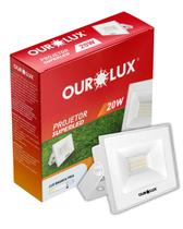 Refletor De Led Branco 20w 6500k Ourolux Bivolt Refletor De Led Branco 20w 6500k Ourolux Bivolt