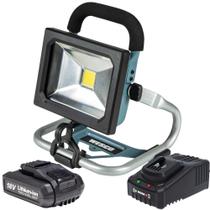 Refletor de Led com Bateria de Lítio 18V 2.0 Ah e Carregador WESCO Refletor de Led com Bateria de Lítio 18V 2.0 Ah e Carregador WESCO