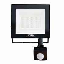 Refletor de led com sensor de presença 50w - dni 6036