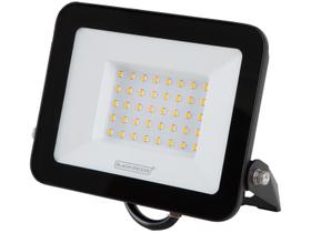 Refletor De Led Eco Potência 50w Temperatura Da Luz 3000k Black Decker - Black Decker