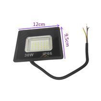 Refletor de led holofote 30w branco fio bivolt externo