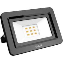 Refletor de LED Power IP65 10W Bivolt 6500K Preto