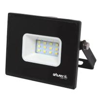Refletor de led slim 10w 6500k branco frio ip65 biv galaxy