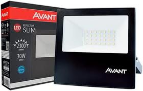 Refletor de led slim holofote 30w 6500k luz branca bivolt - avant