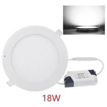 Refletor de painel de teto LED 18W Cold Light redondo 22cm