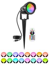 Refletor de paisagem DOREIO Halloween RGBW 10W 120V, 1 pacote