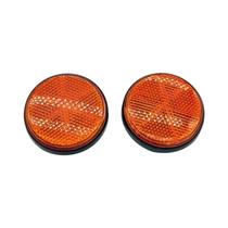Refletor De Segurança Universal M5 M6 Para Carro, Caminhão, Moto E ATV, 2 Peças, Circular Para Garfo Refletor De Segurança Universal M5 M6 Para Carro, Caminhão, Moto E ATV, 2 Peças, Circular Para Garfo