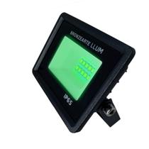 REFLETOR DEEP LED FIT 10W 800 LÚMENS IP65 PARA JARDIM LLUM Luz Verde REFLETOR DEEP LED FIT 10W 800 LÚMENS IP65 PARA JARDIM LLUM Luz Verde