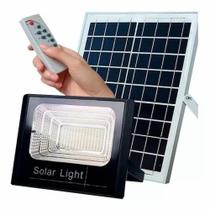 Refletor e Projetor Solar Eco 200w 6500k c/ Pilha e Controle